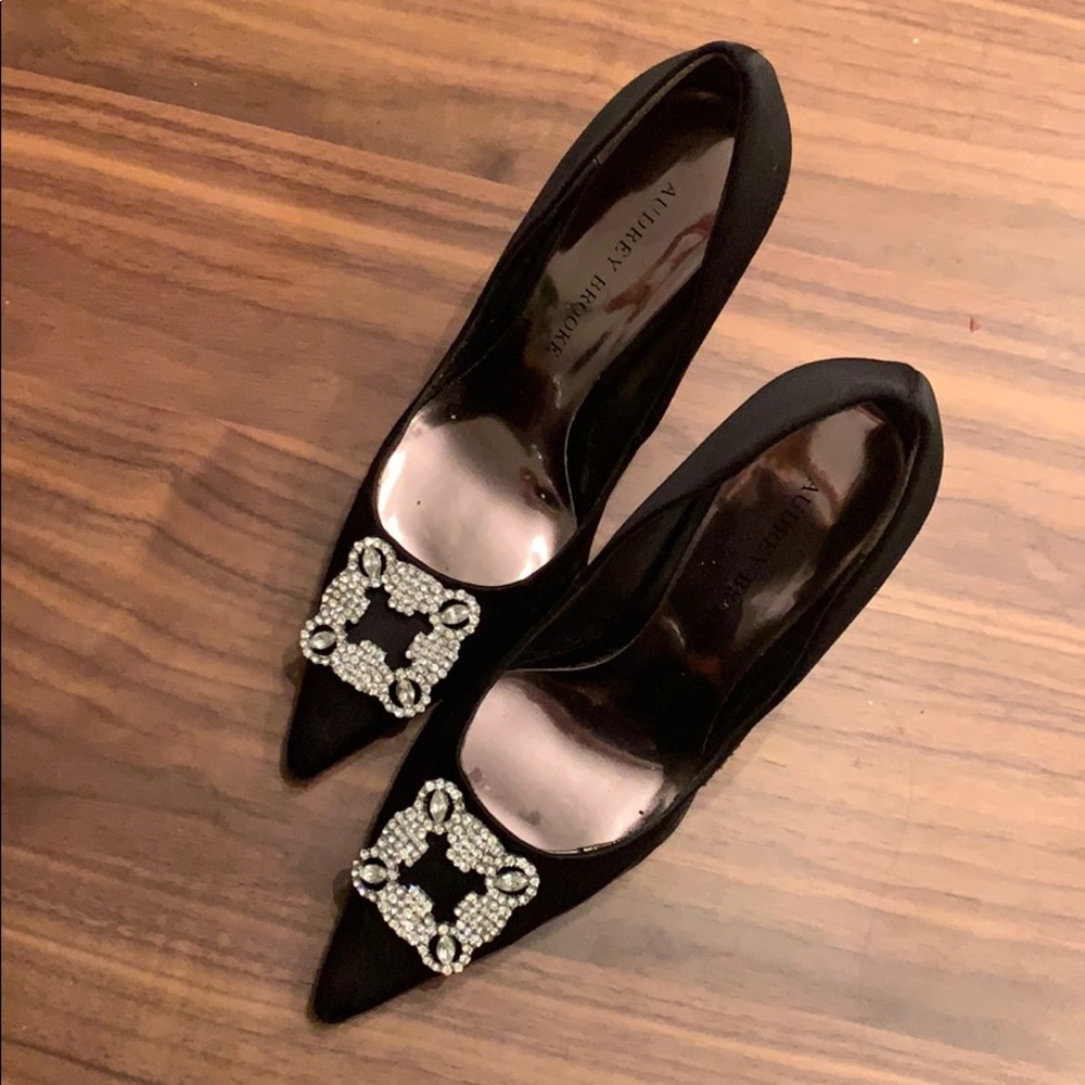 Audrey Brooke, evening gown shoes